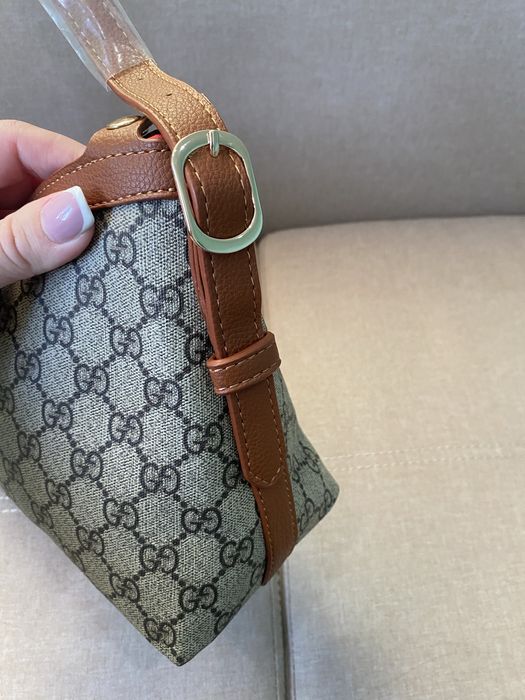 Сумка gucci emblem текстильна