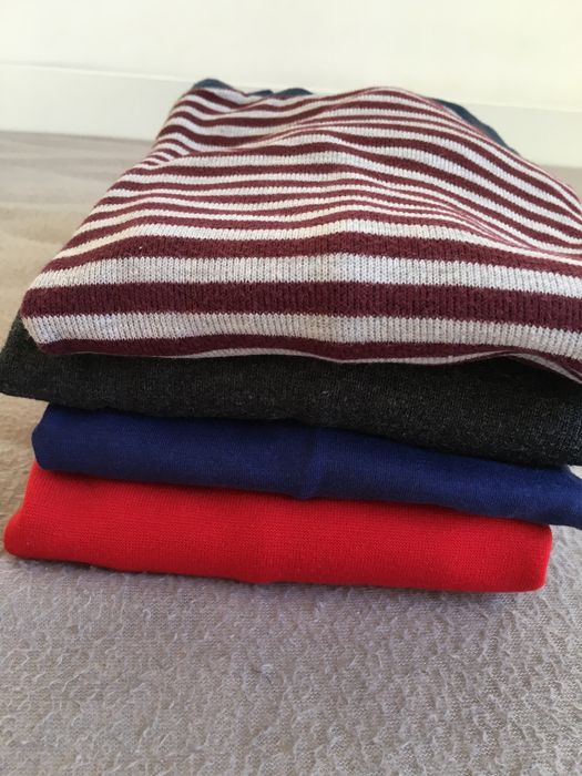 Lote 4 camisolas menino 6-8 anos