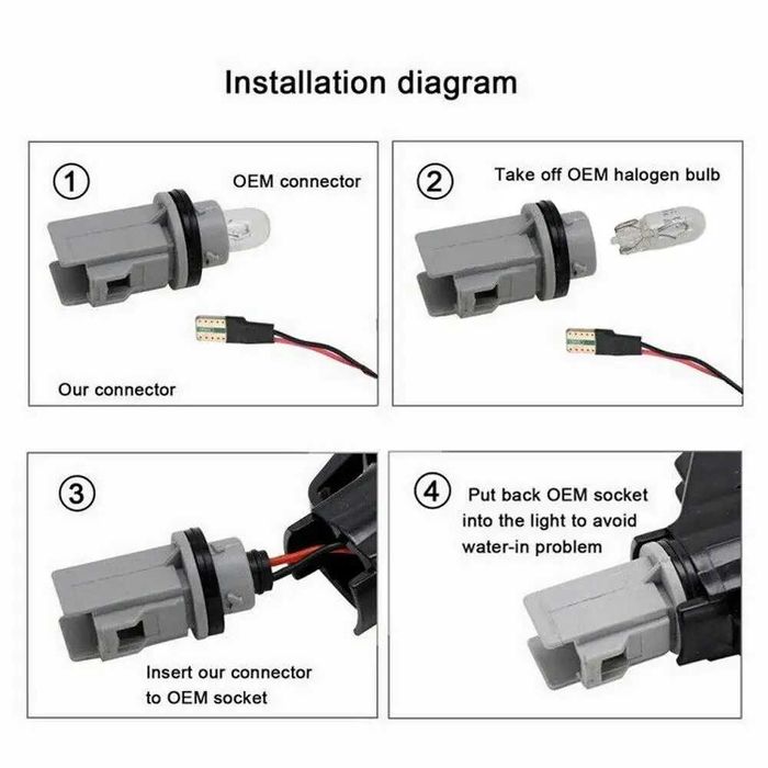 LED повторители поворотов TOYOTA диодные