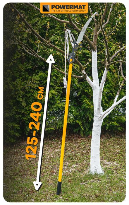 Sekator ogrodowy teleskopowy wysięgnik piła 2w1 PM-SKTT-2.4T