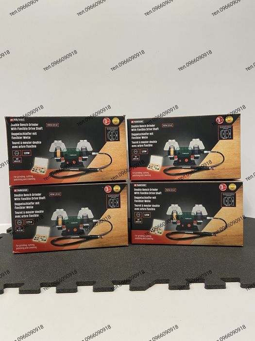 Подвійна шліфувальна машина з гнучким валом, гравер, Parkside PDFW 120
