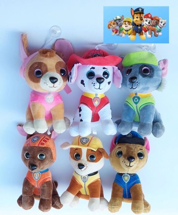 Мягкая игрушка герои "Щенячий патруль" Глазастики 20см