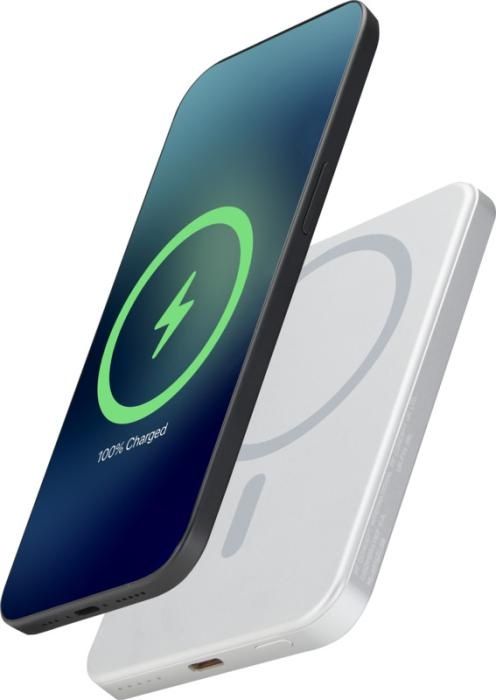 Powerbank Magnético 5000mAh – Carregamento Sem Fios