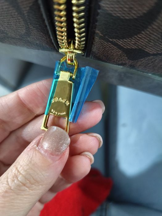 Mala Coach Bege e Castanho