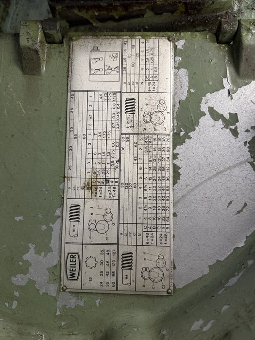 Tokarka Weiler + akcesoria