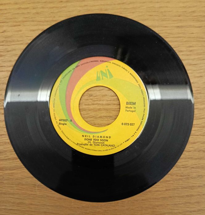 Disco vinil, single, Neil Diamond - I'am..I said