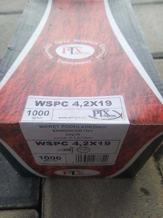 Wkręt podkładkowy samowiertny 4,2x19