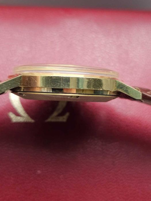 Złota Omega Geneve Automatic lite złoto 18K idealny oryginalny stan