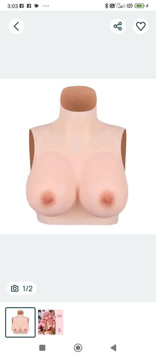 KUMIHO Silikonowe protezy piersi Proteza piersi Sztuczne piersi Transp