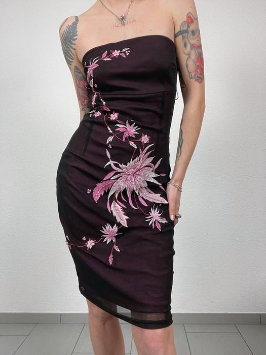 Sukienka bez ramiączek XS S