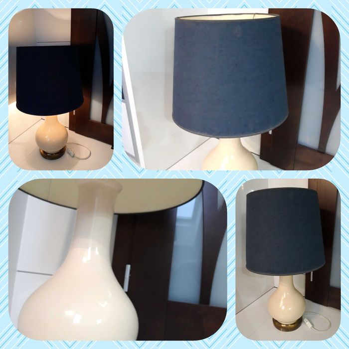 Lampa stojąca, ceramiczna