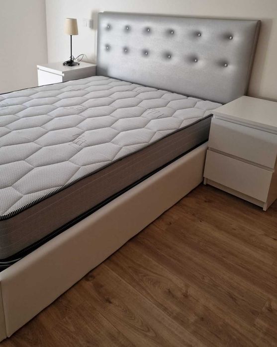 Camas de Casal Estofadas de Luxo 199€ Disp. em Várias Cores! 190x140m!