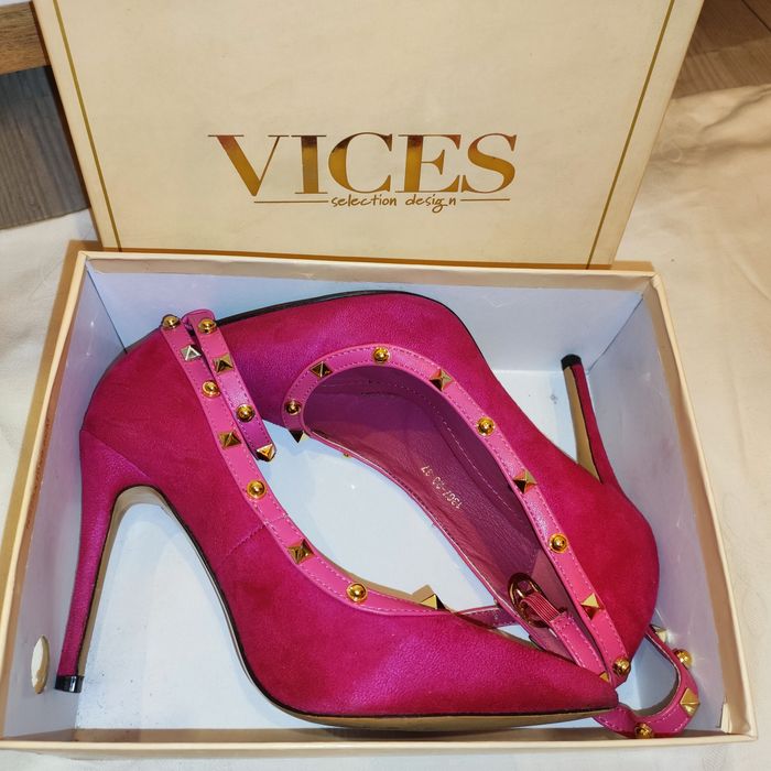 Szpilki w kolorze fuksji rozm. 37