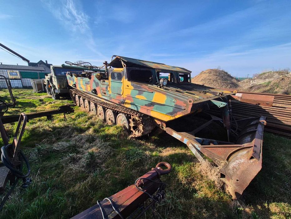 GSP-55 Amfibia Wojskowa / Pojazd Gąsienicowy – sprawny, nowy silnik