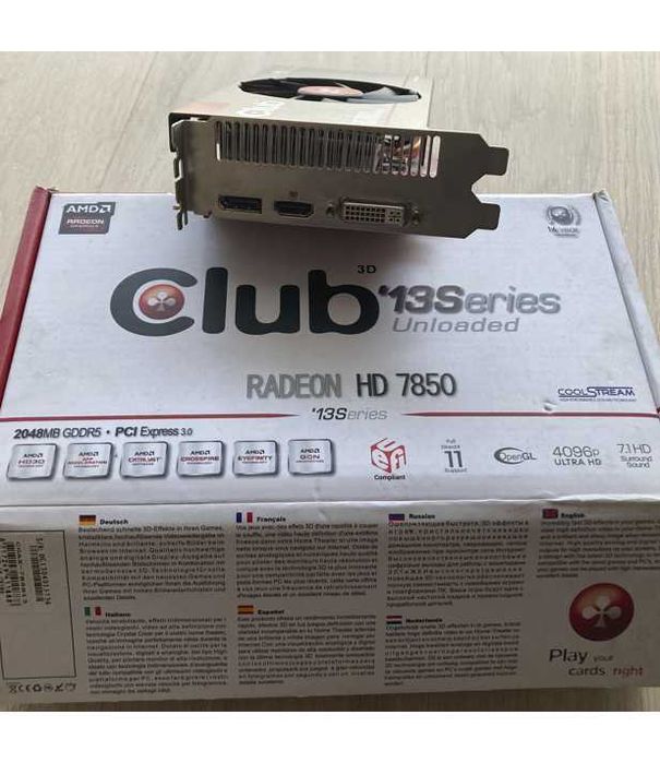 Karta graficzna Club3D Radeon HD 7850 Royal Queen 2GB DDR5 256bit