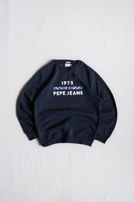 Світшот pepe jeans & tommy hilfiger style кежуал heritage біг лого
