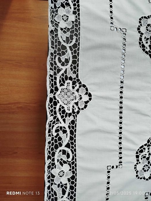 Toalha renda de Veneza