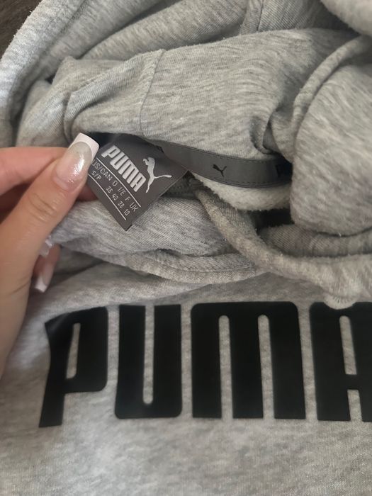 худі Puma світло-сіра