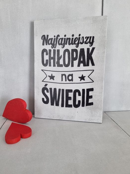 Dzień chłopaka prezent tabliczka