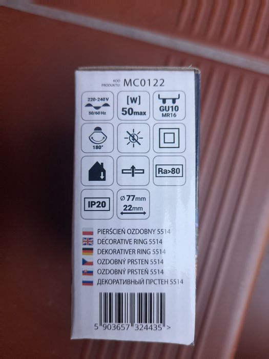 Oczka sufitowe srebrne 21 szt