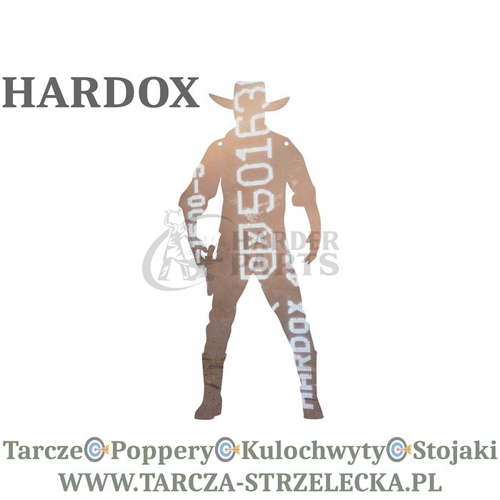 Tarcza strzelecka gong popper strzelecki Kowboj 634 mm HARDOX 550