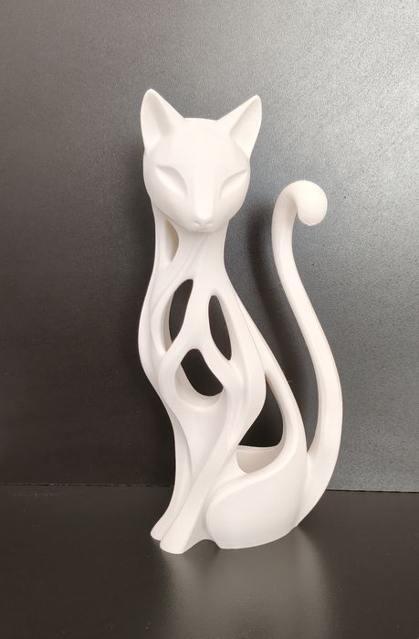 Nowoczesna Figurka KOTA 3D