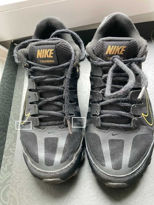 NIKE REAX rozm. 38,5 Czarne, złote,
