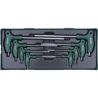 Zestaw kluczy wpustowych TORX z uchwytem 8szt