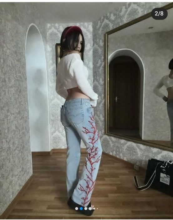 Джинсы Клеш Versace винтаж оригинал Italy