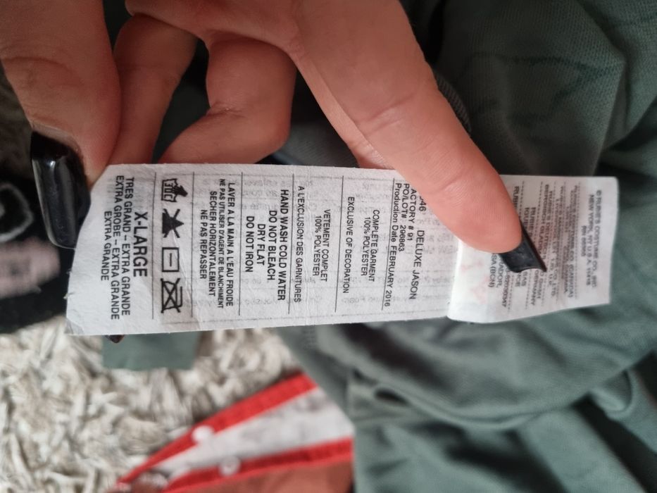 Piątek 13 strój kostium przebranie karnawał  zombie