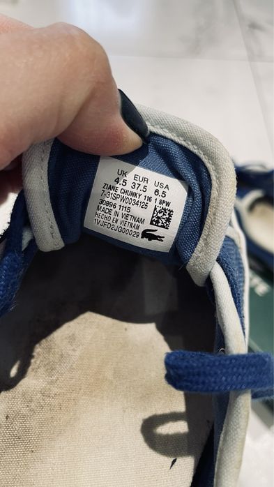 Lacoste trampki oryginał 37,5