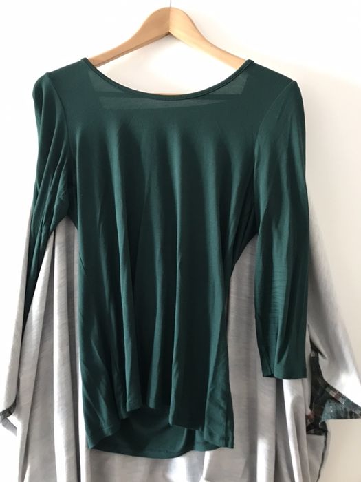 Poncho c/ camisola de manga comprida