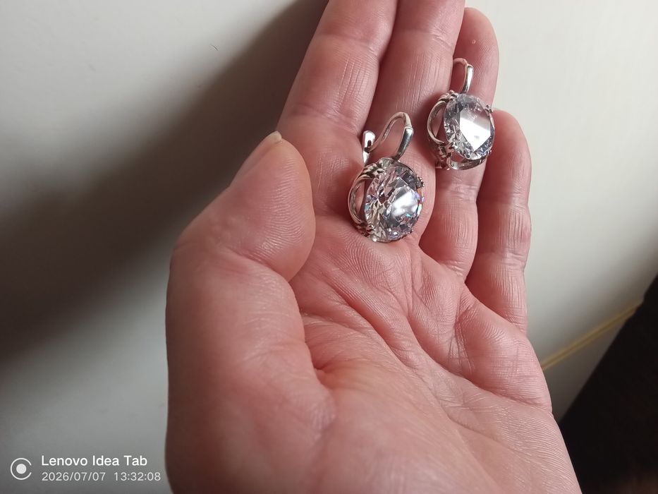 Серьги серебро серебряные