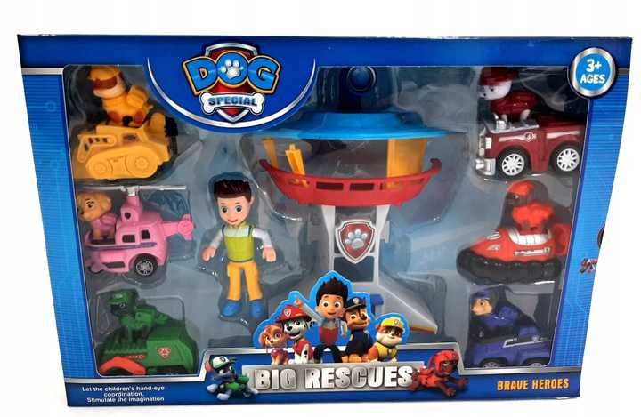 Baza Psi Patrol Figurki Psi Patrol Świnka Peppa