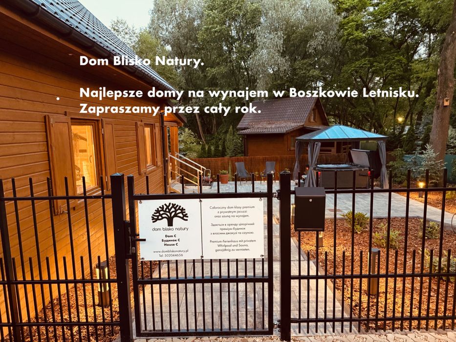 Prywatne jacuzzi + sauna. Boszkowo Letnisko. Wolny od 31.08.26