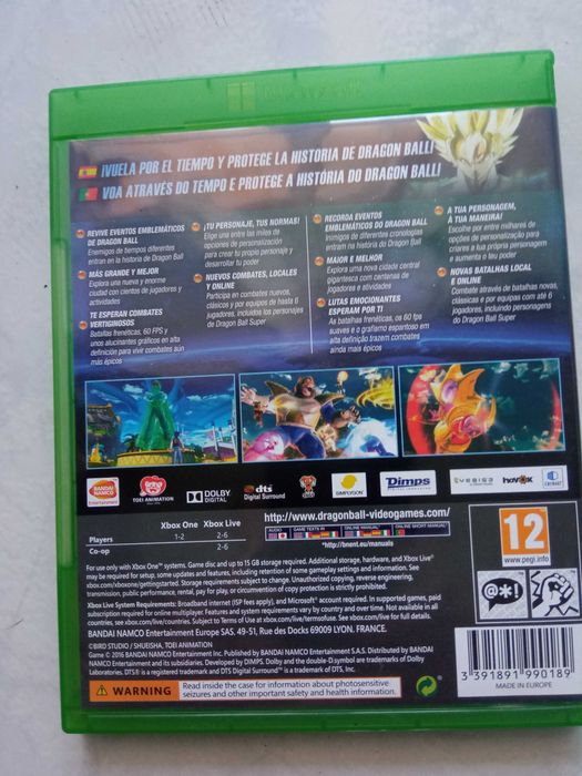 Jogo X-BOX ONE Dragon Ball 2 Xenoverse