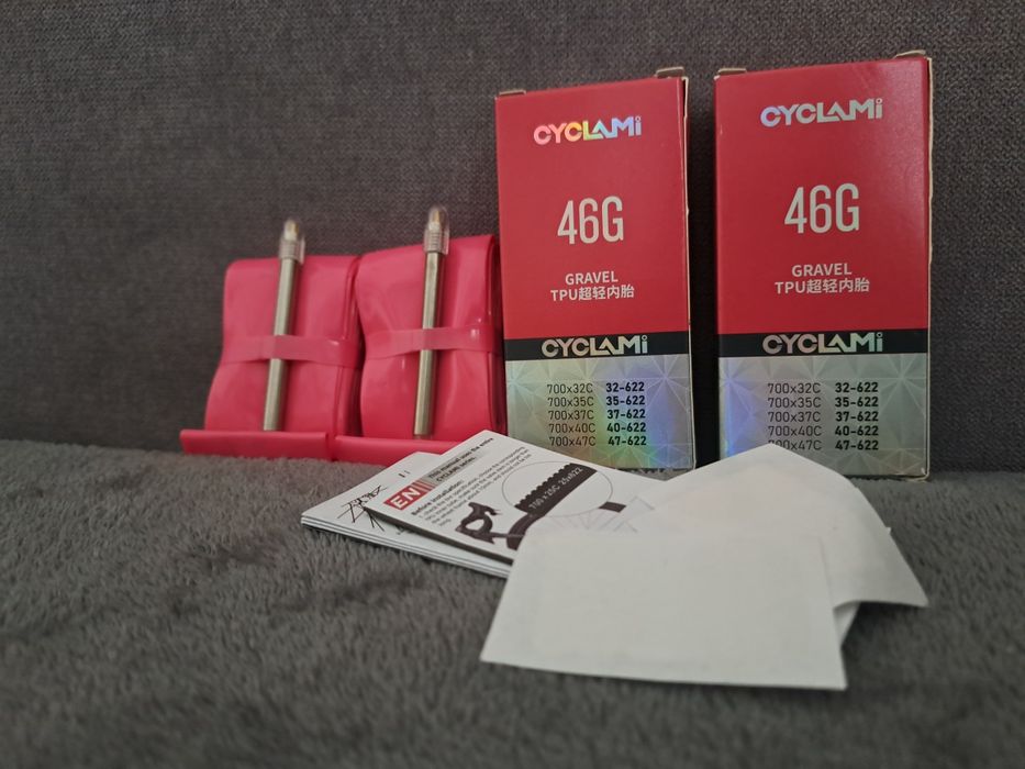 2 Lekkie Dętki TPU Cyclami Gravel Premium NOWE