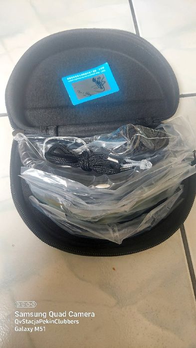 Okulary polaryzacyjne UV400 na rower 5-szkieł w Etui