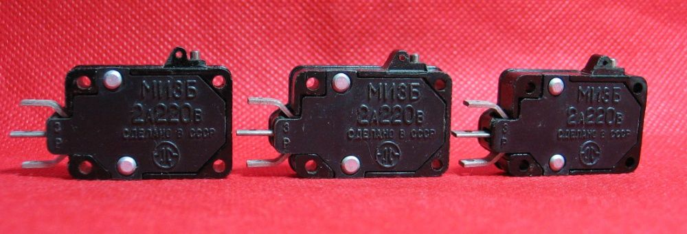 Микропереключатели МИ-3А, МИ-3Б