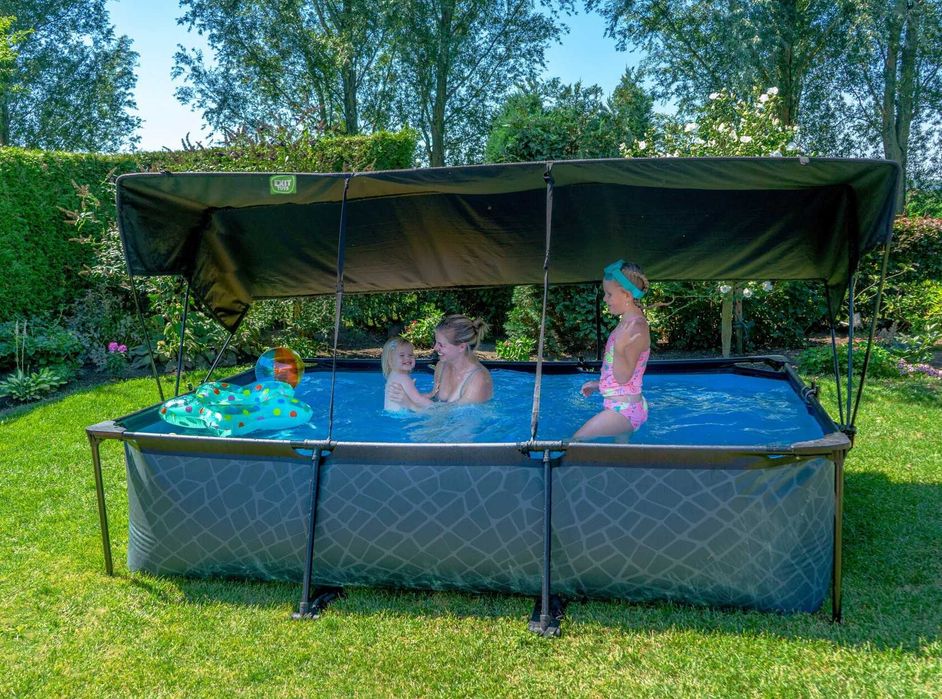 Басейни каркасні EXIT з куполом або тентом, 220х150х65, 300х200х65 см