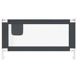 NOVO- Barra segurança p/ cama infantil tecido 160x25 cm cinza-escuro