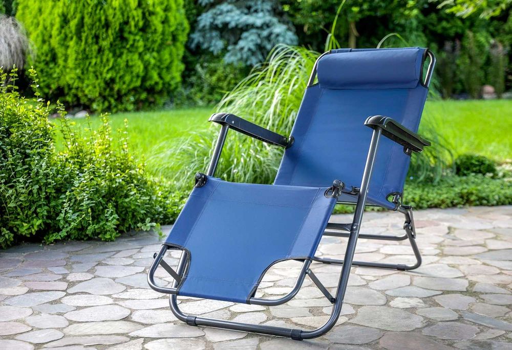 Leżanka Plażowy Fotel Krzesło ogrodowe Ogrodowy Składany leżak krzesła