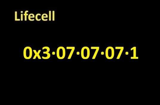 Красивый золотой номер Life Лайф Lifecell Лайфселл