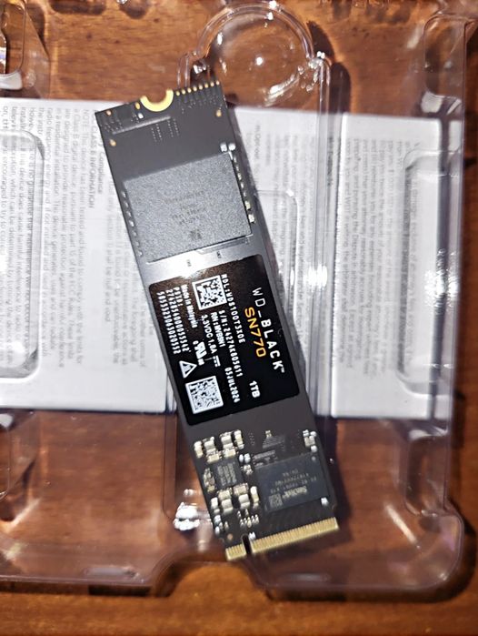 SSD Western Digital Black SN770 1TB M.2, гарантія 5 років Розетка