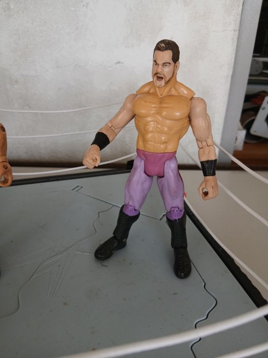 WWE lote ring e 2 bonecos