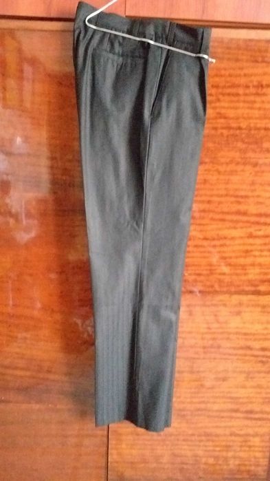 Чорний класичний чоловічий в смужку костюм, Sil Vius, 48/5