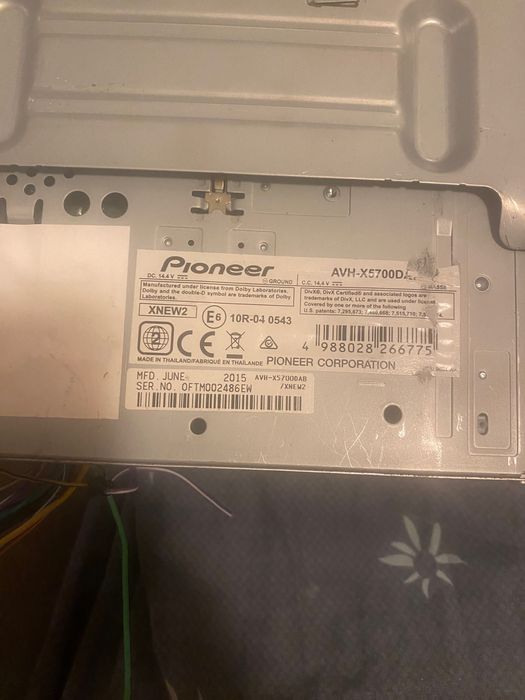 Radio Pioneer dotykowe do samochodu