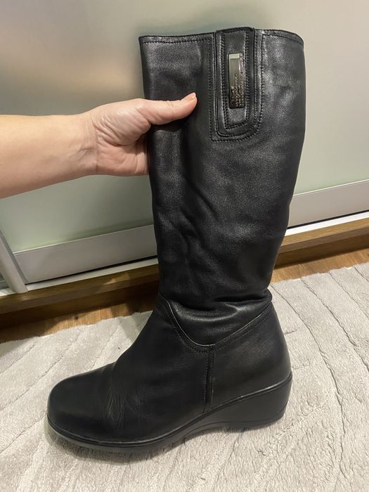 Зимові шкіряні чоботи устілка 27 см