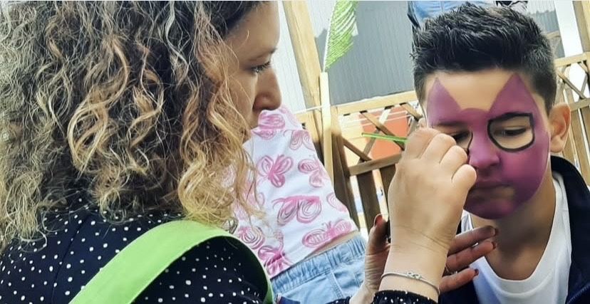Animação de festas de aniversário -face painting, jogos