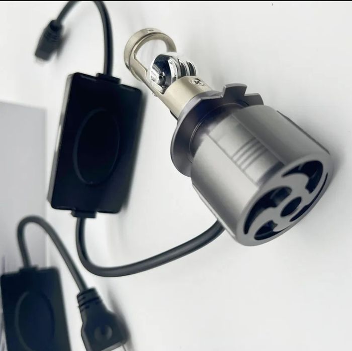 Светодиодные LED линзы H7, H4 Mini bi Led 72W / 5000K